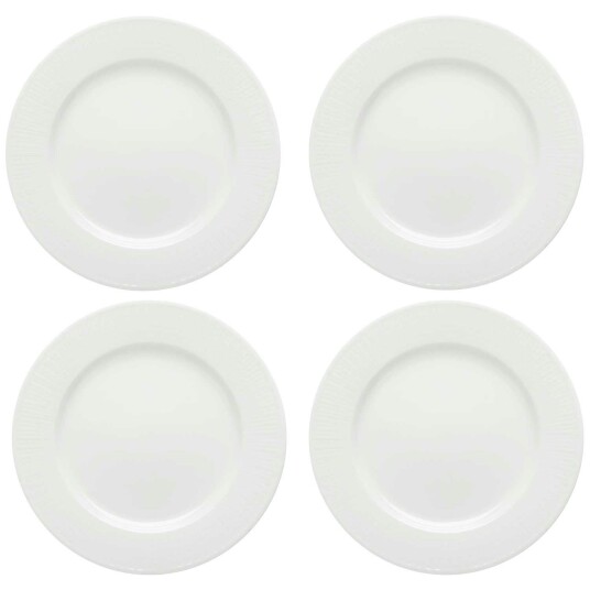 Rörstrand Swedish Grace Sidetallerken 17 cm 4 pk Snø