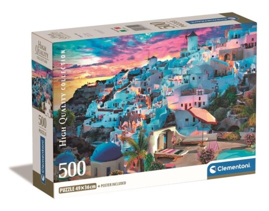 Clementoni 500 stk CB-kolleksjon av høy kvalitet Hellas View Clementoni 500 stk CB-kolleksjon av høy kvalitet Hellas View