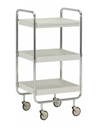 house doctor Trolley Hdroll Off White Chrome Silver house doctor Trolley Hdroll Off White Chrome Silver