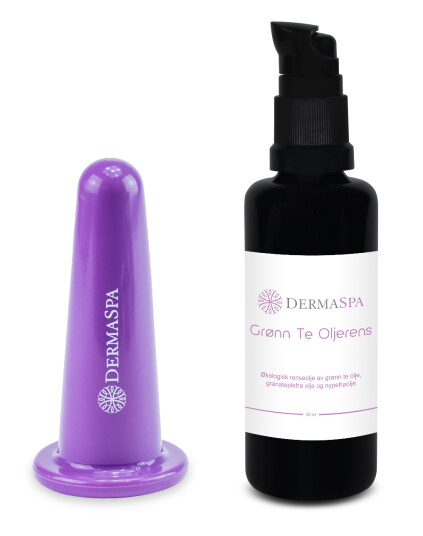 Dermaspa Anti-Aging kopp og Ansiktsolje