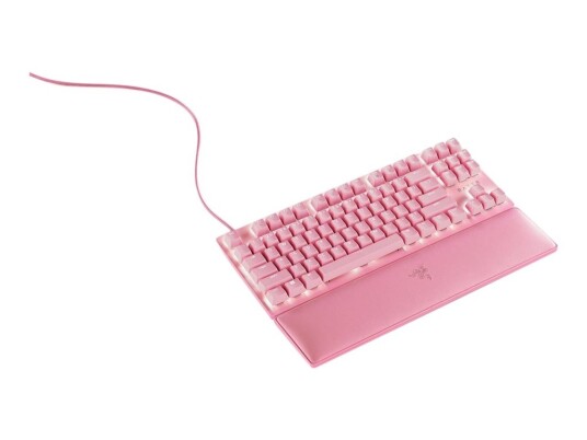 Razer Huntsman V2 - Tastatur - Uten Nummertastatur - Bakgrunnsbelyst - Usb - Qwerty - Usa - Tastsvitsj: Razer Linear Optical Red - Kvarts Razer Huntsman V2 - Tastatur - Uten Nummertastatur - Bakgrunnsbelyst - Usb - Qwerty - Usa - Tastsvitsj: Razer Linear Optical Red - Kvarts