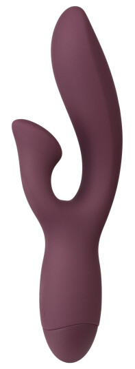 Amaysin Curvy Oppladbar Rabbitvibrator - Bordeaux - Bordeaux