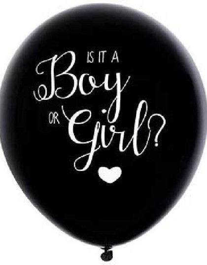 Is It A Boy Or Girl? 46 cm Ballong med Konfetti til Gutt Gender Reveal