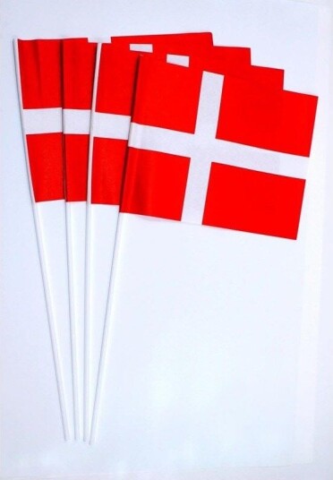 SCANSEASON Flag on pole 15*10 cm. 6 pcs