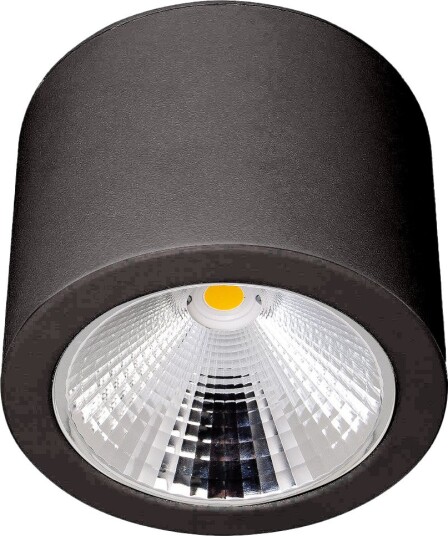 Norlux Leila C Midi Surface 4750lm 3000K 70° 31W Sort DALI Utenpåliggende Downlight