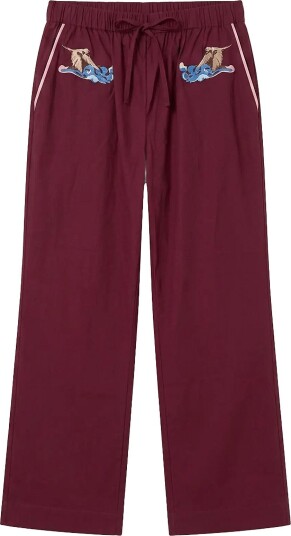 Helmstedt Fiona Pants Burgundy L Helmstedt Fiona Pants Burgundy L