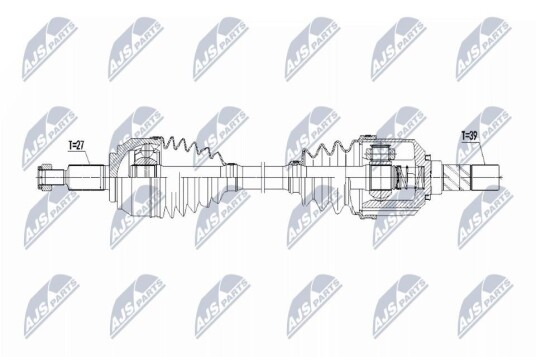 Nty Drivaksel NTY NPW RE 214