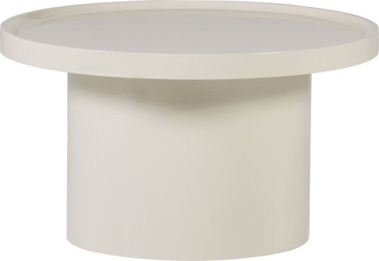 Sidebord Veluna 70 cm rundt - Sand