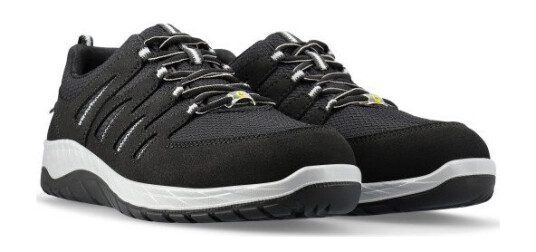 Elten Maddox Black-Grey Low Safety Shoes S3 SRC Black 1 Par SKI-729461-Svart 46