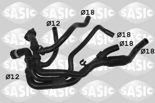 SASIC 3404200 Radiatorslange