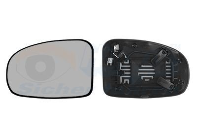 Speilglass ytterspeil VAN WEZEL 5420837 Speilglass ytterspeil VAN WEZEL 5420837
