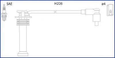 Tennplugg kabelsett HITACHI 134672