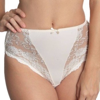 sassa Truser Classic Lace Shaping Brief Perlhvit polyamid 40 Dame