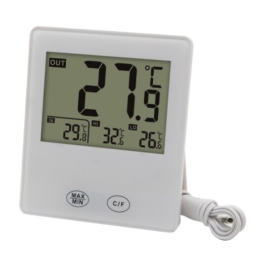 NORDIC QUALITY DIGITALT TERMOMETER INNE/UTE OT3087E1 NORDIC QUALITY DIGITALT TERMOMETER INNE/UTE OT3087E1
