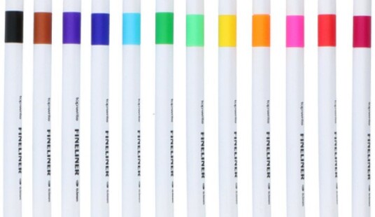 Topwrite Fineliner 1mm 12 Farger