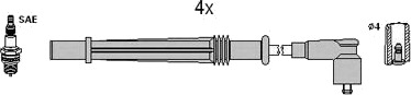 Tennplugg kabelsett HITACHI 134968 Tennplugg kabelsett HITACHI 134968