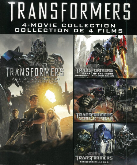 Transformers 4 Movie Collection Bluray