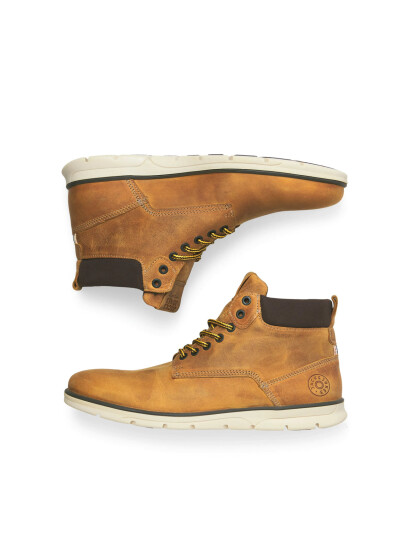 Jack & Jones Jfwtubar Leather Honey Sn - Beige - 45