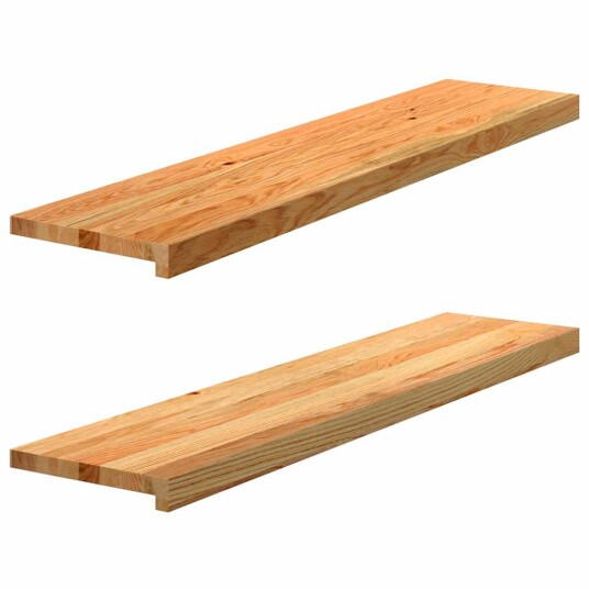 2 Stk Lysebrun 110x30x2cm Heltre Eik 2 Stk Lysebrun 110x30x2cm Heltre Eik