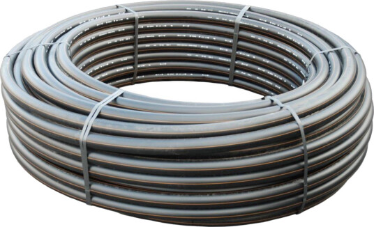 Pipelife PE 100 SDR 11 Trykkrør 40 mm Rødbrun stripe Kveil á 50 m