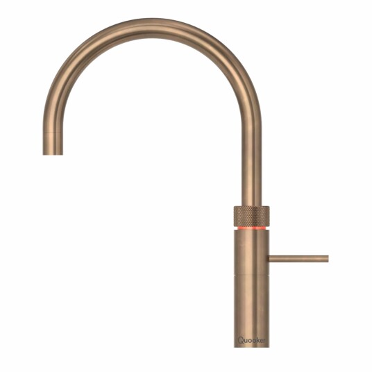 Quooker Fusion Round Alt-i-ett Design Aldret Messing / Pro3 (BUN-Q210850502)