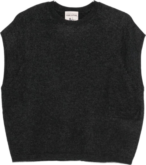 Semicouture Dame Strikkevarer Svart M,