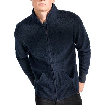 Bread and Boxers Fleece Jacket Marine polyester Medium Herre