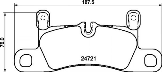 Bremseklosser HELLA 8DB 355 015-121