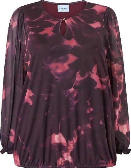 Zhenzi Bluse Zh Karla 1430 Blouse L/S Lilla