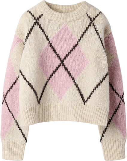 name it Nkfnoreen Ls Knit - Cream - 134-140 name it Nkfnoreen Ls Knit - Cream - 134-140