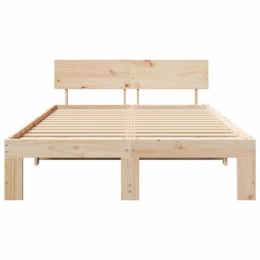 Sengestel med Hodegavl 120x200 cm Solid Furutre