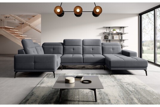 Hagglund Hjørnesofa m. Divan Grå