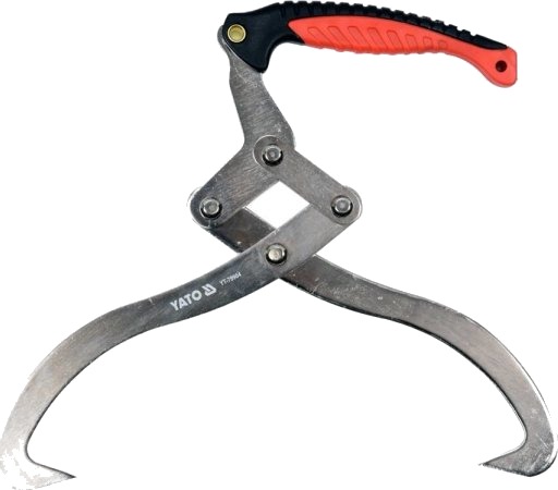 Yato Yt 79904 Log Tongs Kull Stål Polyvinylklorid Pvc Rød Sort Rustfritt Stål 300 Mm 450 Mm