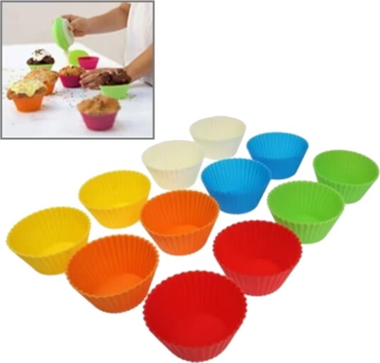 Generic 12-Pak Silikon Muffinsformer / Bakeformer Former