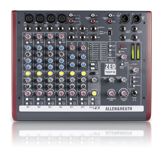 Allen & Heath Allen and Heath ZED-10FX USB Kompakt Stereo Mixer