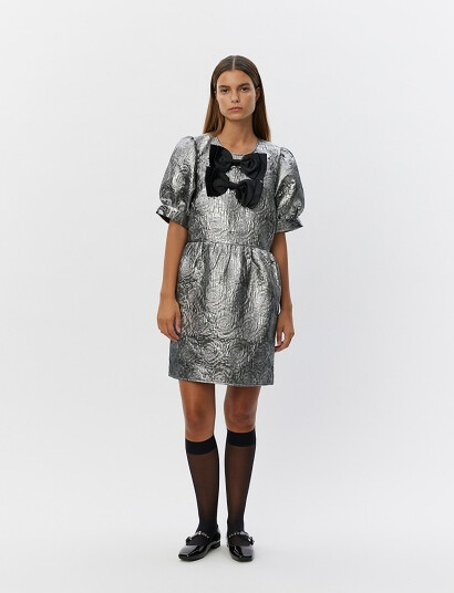 Sofie Schnoor Rosesw Dress - Silver - 36