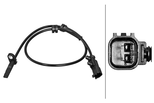 ABS sensor HELLA 6PU 358 217-181