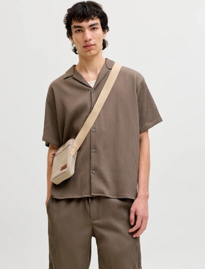 Jack & Jones Jjeharrison Resort Shirt Ss Sn Beige XL