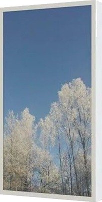 HI-ND PROTECT mounting kit - portrait - for flat panel - white - Max - recommended for 49"