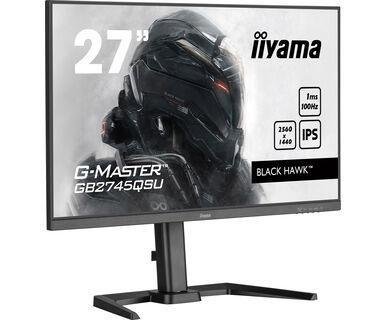 Iiyama G-Master Black Hawk 27" LED Gaming Skjerm 2560x1440 IPS 100Hz Svart Iiyama G-Master Black Hawk 27" LED Gaming Skjerm 2560x1440 IPS 100Hz Svart