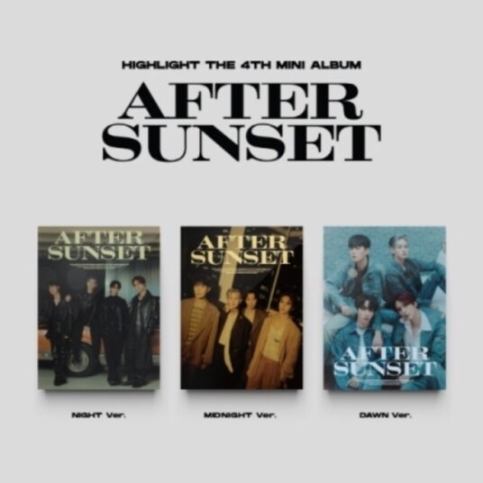 Highlight  After Sunset  Incl. 72pg Photobook, Poster, Postcard, Film Photo, Photocard + Sticker  CD