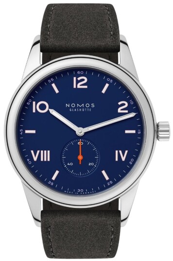 Nomos Glashütte Herreklokke N 722.GB Club Campus Blå/Lær Ø38.5 mm Nomos Glashütte Herreklokke N 722.GB Club Campus Blå/Lær Ø38.5 mm
