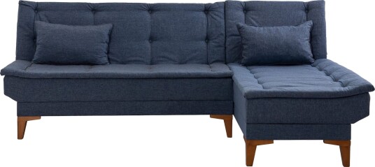 Hunterville Sovesofa m. Divan 4 seters 107x205   Mørkeblå