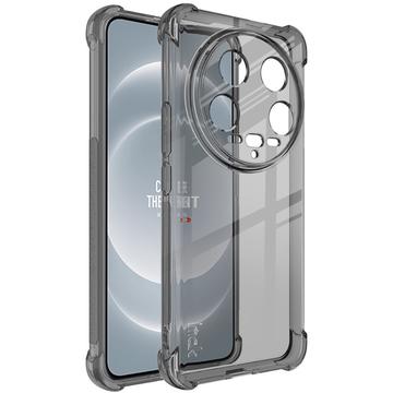 Xiaomi 14 Ultra Imak Drop-Proof TPU-deksel Gjennomsiktig Svart