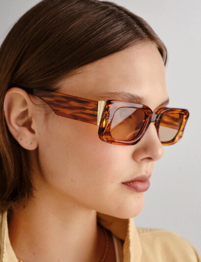 Le Specs Le Sustain - Rippled Rebel - Orange - ONE SIZE Le Specs Le Sustain - Rippled Rebel - Orange - ONE SIZE