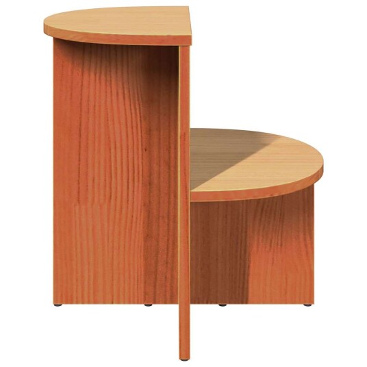 Sidetabell Voksbrun 50 x 40 x 50 cm Massiv furu tre