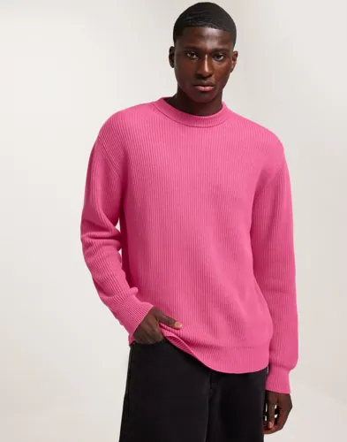 GARMENT PROJECT Round Neck Knit Strikkegensere Rosa