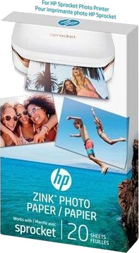 HP ZINK PAPER SPROCKET SELECT 20 PACK IZL2X320 HP ZINK PAPER SPROCKET SELECT 20 PACK IZL2X320