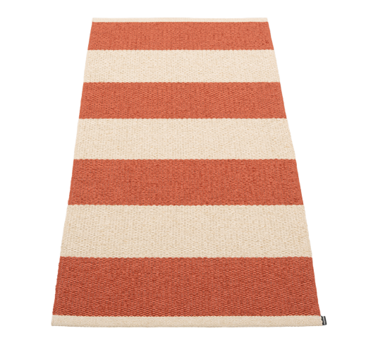 Pappelina Bob matte 70x150 cm brick vanilje