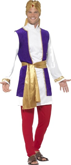 Arabiske Prinsen Aladdin Komplett Herrekostyme L